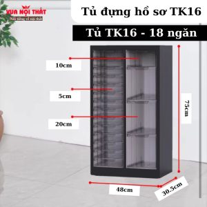 Tủ tài liệu bằng sắt cao cấp TK16