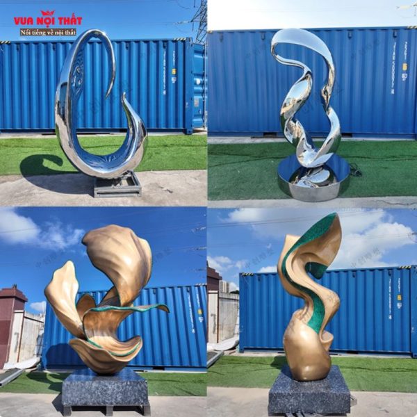 Tượng nghệ thuật ngoài trời TTT160 tạo điểm nhấn ấn tượng cho không gian