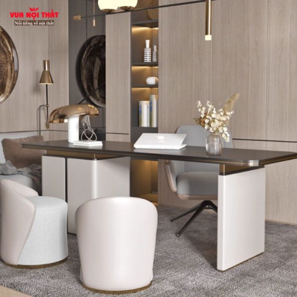 Bàn làm việc giám đốc giúp tối ưu hiệu suất công việc, thể hiện đẳng cấp doanh nghiệp