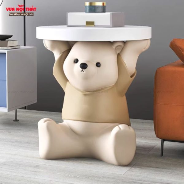 Đặc điểm của bàn sofa góc hình gấu decor phòng khách giá rẻ TTT161