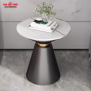 Bàn cạnh sofa nhập khẩu cao cấp BSF106 với thiết kế chân trụ độc đáo