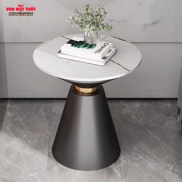 Bàn cạnh sofa nhập khẩu cao cấp BSF106 với thiết kế chân trụ độc đáo