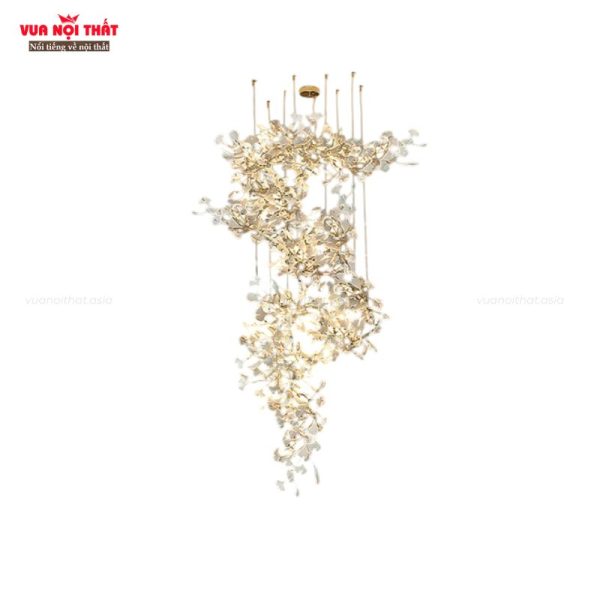 Đèn chùm thả cầu thang DTT81 có đa dạng kích thước phù hợp với mọi không gian