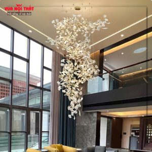 Đèn chùm thả cầu thang cao cấp DTT81