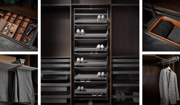 Kinh nghiệm mua phụ kiện tủ quần áo thông minh