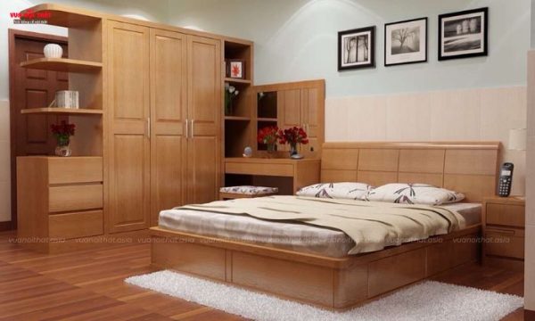 Vuanoithat - Đơn vị cung cấp giường ngủ gỗ sồi uy tín, giá rẻ