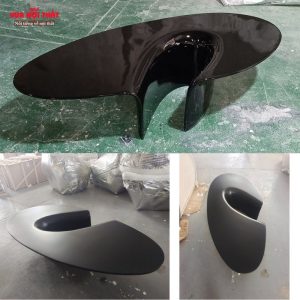 Bàn trà cafe waterfall cao cấp BSF110 có kích thước nhỏ gọn, phù hợp mọi không gian