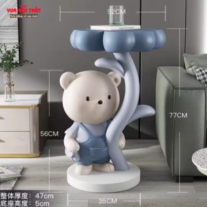 Đặc điểm nổi bật của bàn cạnh sofa hình gấu đáng yêu TTT162