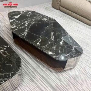 Bàn sofa mặt đá cẩm thạch tự nhiên chất lượng cao BSF112
