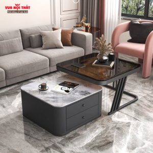 Bàn trà vuông nhập khẩu sang trọng chất lượng cao BSF108