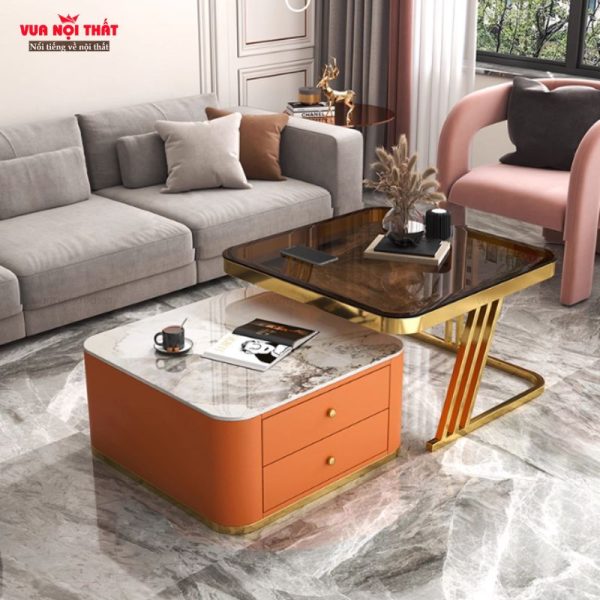 Đặc điểm nổi bật của bộ bàn trà vuông nhập khẩu BSF108