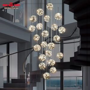 Đèn chùm cầu thang ánh sao DTT83