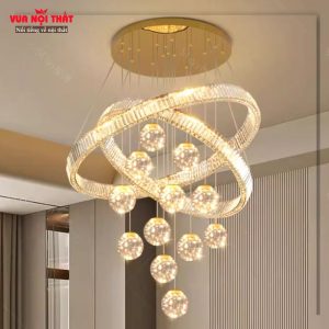 Đèn chùm thả pha lê sang trọng DTT84