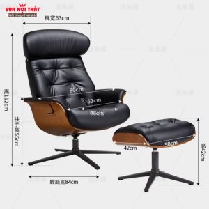 Ghế sofa đơn thư giãn hiện đại GL68 có kích thước nhỏ gọn, phù hợp mọi không gian