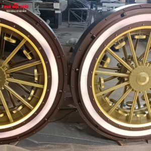 Giá trưng bày rượu cao cấp PKTT23 được làm từ kim loại sắt rèn cao cấp