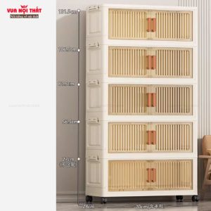 Tủ đựng đồ bằng nhựa gấp gọn nhập khẩu chất lượng GD51