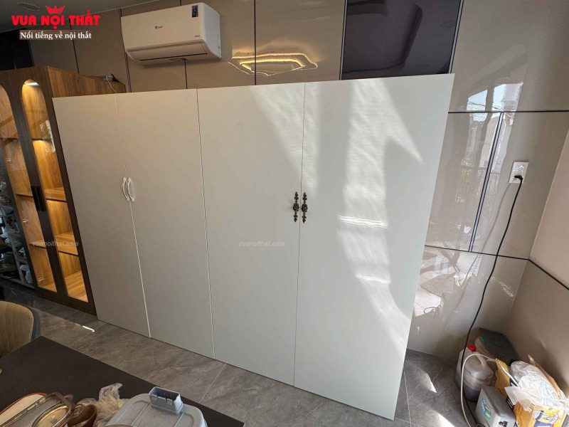 Bàn giao tủ đựng đồ nhà bếp cao cấp tại Thạnh Xuân Quận 12