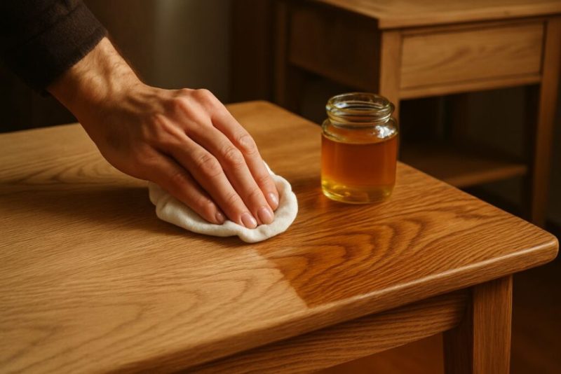 Cách bảo quản nội thất bằng gỗ sồi nhập khẩu luôn mới