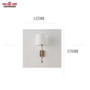 Kích thước của đèn decor tường kiểu Pháp hiện đại DTT86