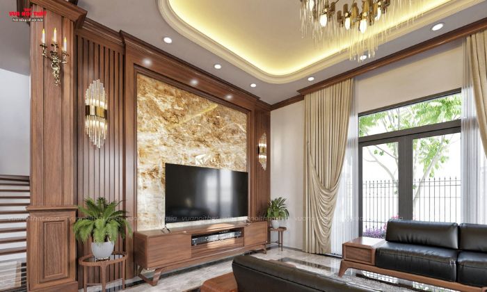 Mẫu Kệ tivi gỗ tự nhiên bán chạy giá rẻ tại TPHCM