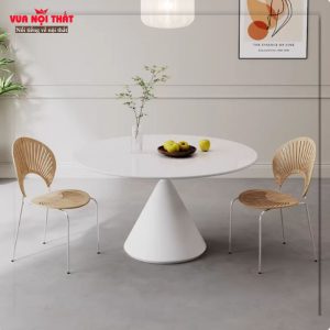 Bàn sofa tròn đế đồng hồ cát BSF115