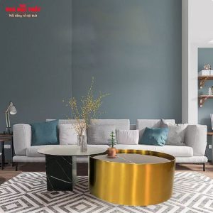 Bàn 2 bàn trà sofa tròn độc đáo BSF116 tạo điểm nhấn ấn tượng cho không gian