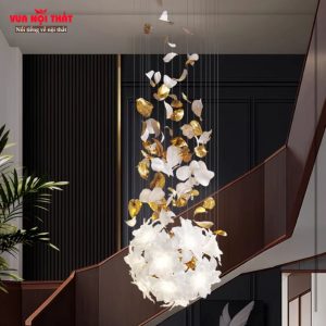 Đèn chùm thả cầu thang hiện đại DTT87