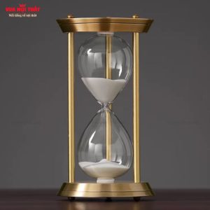 Đồng hồ cát cao cấp PKTT25 được làm từ hợp kim thép không gỉ và thủy tinh trong suốt