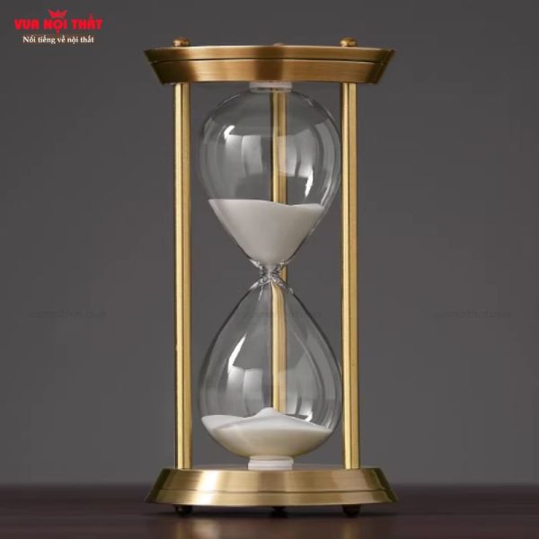 Đồng hồ cát cao cấp PKTT25 được làm từ hợp kim thép không gỉ và thủy tinh trong suốt