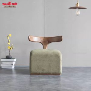 Ghế đẩu bằng gỗ có tựa lưng cao cấp GL71 mang lại cảm giác êm ái cho người ngồi