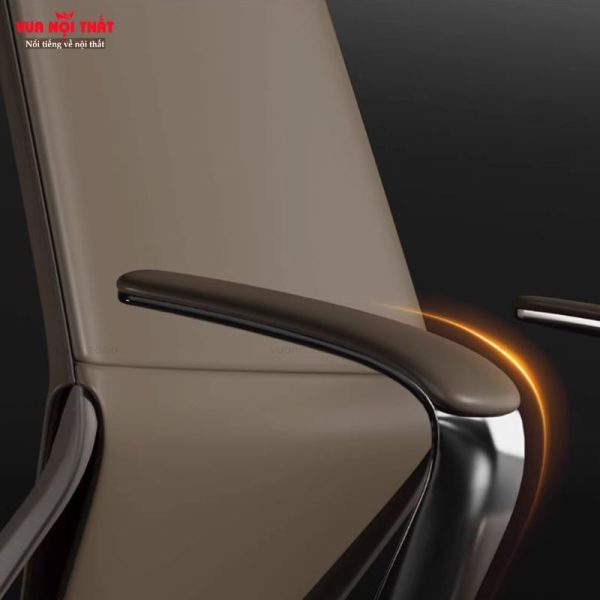 Ghế văn phòng chân xoay cao cấp GVP07 với lớp bọc da chống bẩn, chống bụi