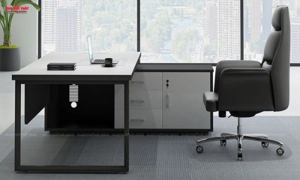 Bàn làm việc trưởng phòng giá rẻ có nhiều kiểu dáng phù hợp với mọi không gian văn phòng
