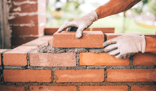 Tường 20cm có độ dày khoảng 200mm, được xây bằng cách xếp 2 lớp gạch song song