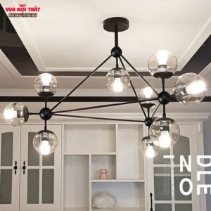 Đèn chùm hình hạt đậu phong cách Retro độc đáo DTT92 tạo điểm nhấn cho không gian