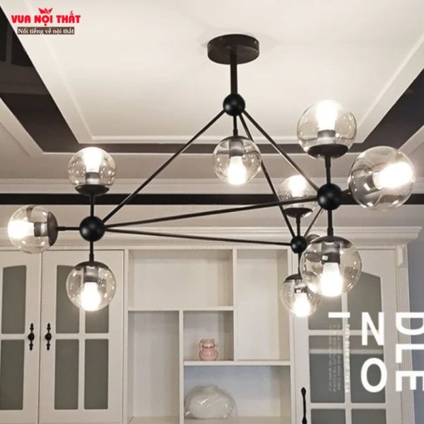 Đèn chùm hình hạt đậu phong cách Retro độc đáo DTT92 tạo điểm nhấn cho không gian