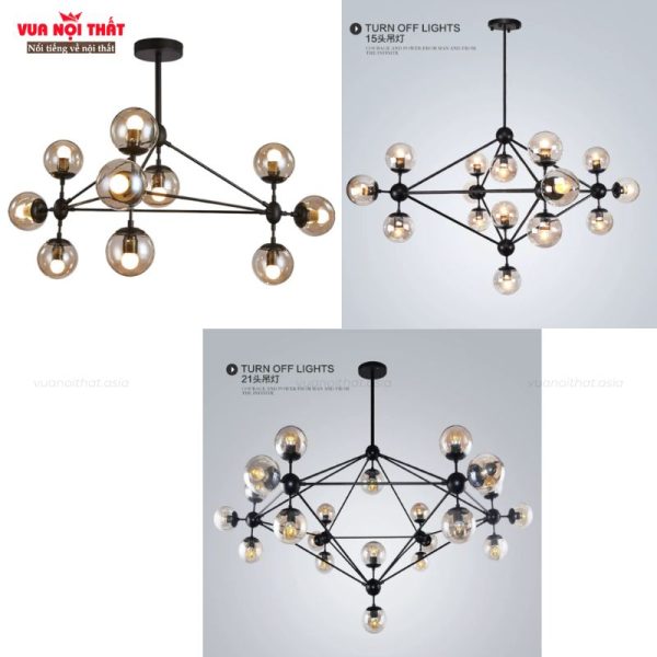 Đèn chùm hình hạt đậu có đa dạng kích thước phù hợp với nhu cầu của người dùng