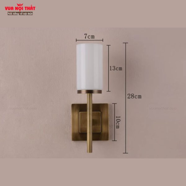 Kích thước của đèn tường bằng đồng cổ điển DTT88