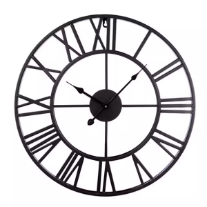 Đồng hồ sắt số la mã sang trọng DH17 có các kích thước như 40cm, 50cm, 60cm và 80cm