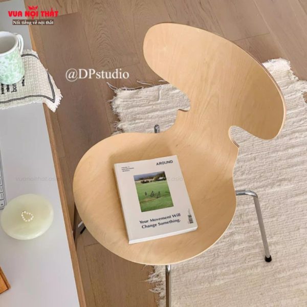 Ghế ăn bằng gỗ nhập khẩu GA17 có kích thước tiêu chuẩn, phù hợp nhiều không gian