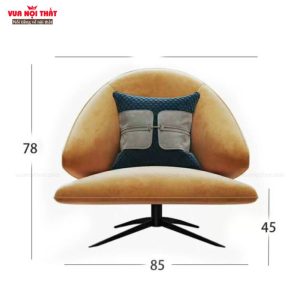 Kích thước của ghế sofa đơn thư giãn nhập khẩu GL75