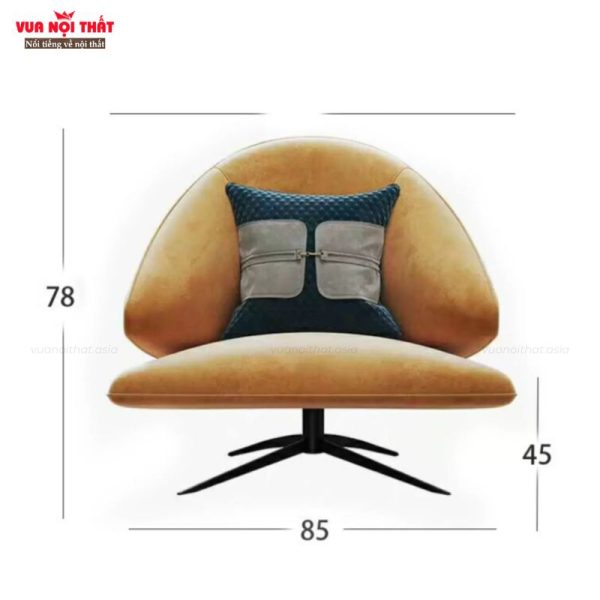 Kích thước của ghế sofa đơn thư giãn nhập khẩu GL75