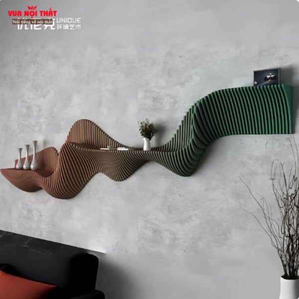 Đặc điểm nổi bật của kệ decor tường gỗ độc đáo GTT04