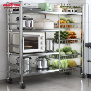 Kệ đựng rau củ nhà bếp bằng inox 304 PKB19