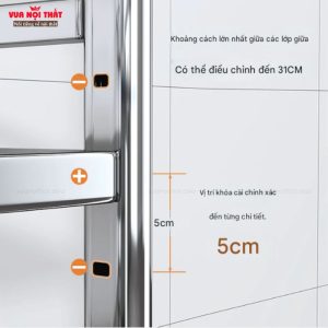 Đặc điểm nổi bật của kệ đựng rau củ bằng inox nhập khẩu cao cấp PKB19