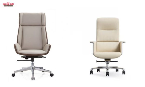 Ghế ngồi làm việc cho giám đốc bao gồm nhiều bộ phận nhựa tựa lưng, đệm ngồi,...