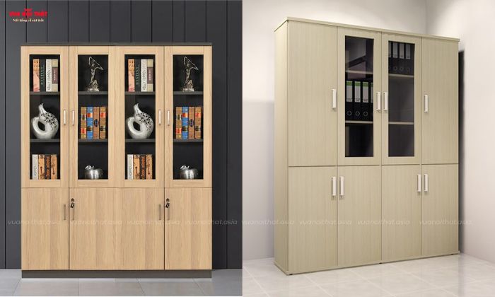 Mẫu Tủ hồ sơ gỗ công nghiệp bán chạy giá rẻ tại TPHCM