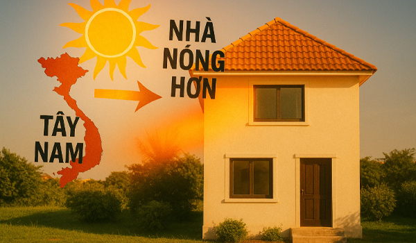 Nhà hướng Tây Nam có thật sự nóng?