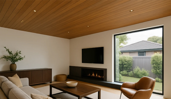 Trần gỗ có giá thành khá cao, cần được bảo dưỡng định kỳ để đảm bảo độ bền