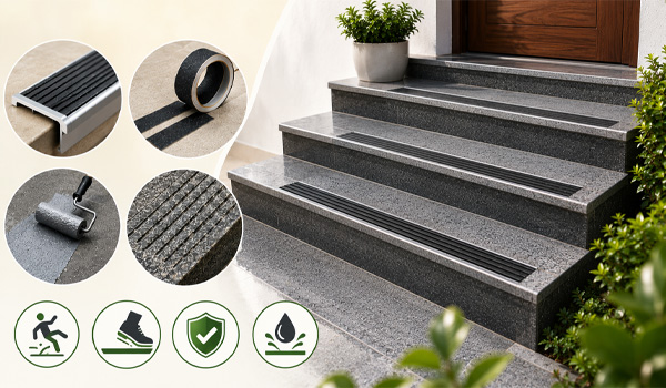 Chống trơn bậc thềm, cầu thang với các cách đơn giản