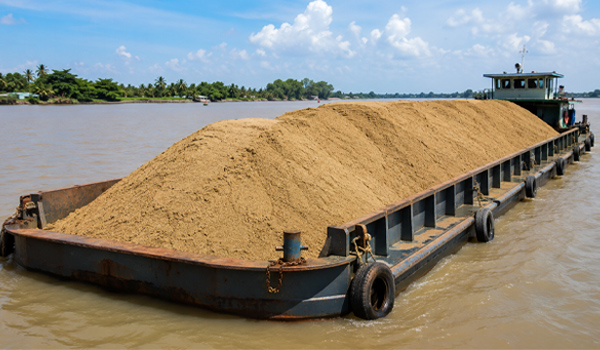 Khối lượng riêng của mỗi loại cát là khác nhau